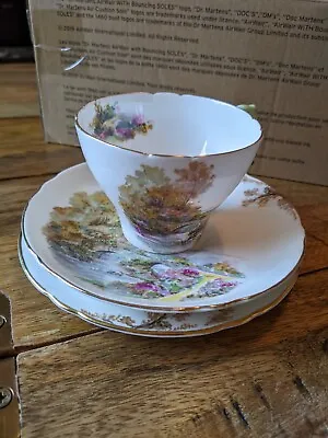 Buy Shelley's England Fine Bone China Cup And Saucer Heather Design 13419 • 29.99£