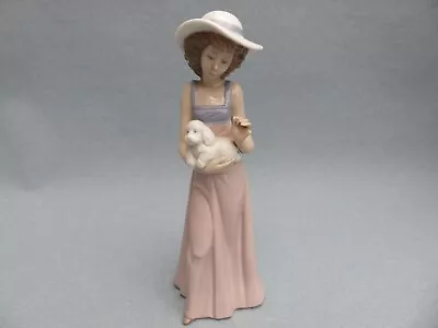 Buy Lladro Nao Porcelain Figurine Girl With Poodle Dog At Fault • 6.99£