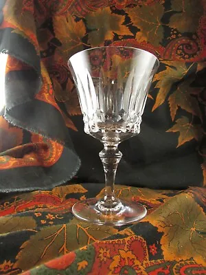 Buy Antique Large Glass Wine Water Crystal Of Baccarat Period 1960 Carved HT 15.5cm • 23.60£