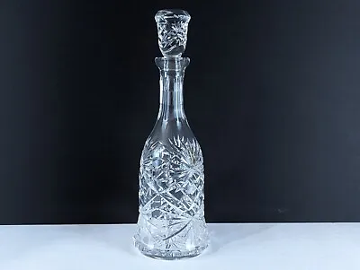 Buy Vintage Crystal Glass Decanter 33 Cm • 20£