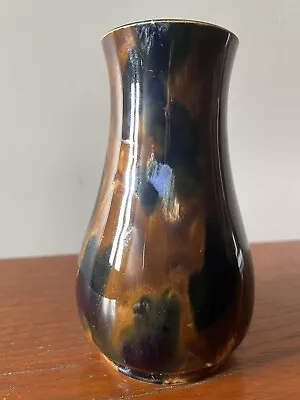 Buy Antique C1900 Bourne Denby Majolica Tortoiseshell Glaze Vase. GHR London. • 14.99£