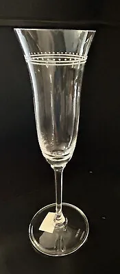 Buy WEDGWOOD VERA WANG GROSGRAIN CRYSTAL GLASS STEM FLUTE Champagne NEW • 33.63£