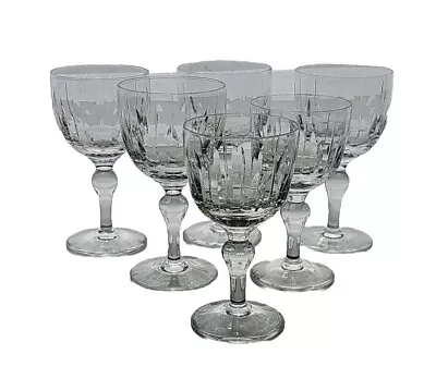 Buy Stuart English Crystal HAMPSHIRE Set/6 Port Wine Glasses EXCELLENT 2 Sizes • 56.81£