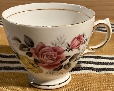 Buy Ridgway Potteries, Royal Vale, Pink Rose Design, Bone China Teacup, 7cm • 6£
