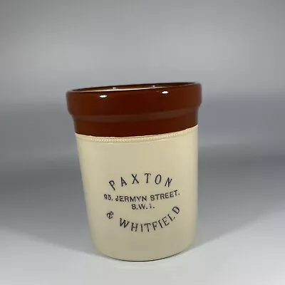 Buy Vtg England Paxton & Whitfield Brown Ceramic Stoneware Jar • 20£