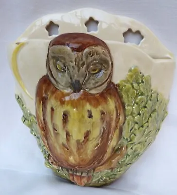 Buy Stunning Rare Royal Doulton Owl Wall Pocket D5771 Excellent Condition Art Deco • 79.99£