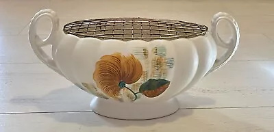 Buy Vintage Radford 806 Double Handled Planter / Flower Bowl With Grid Wire  • 4.99£