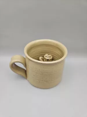 Buy Surprise Studio Pottery Mug- Hand Thrown, Man Inside  • 12£