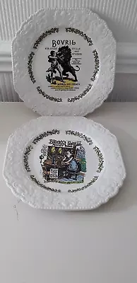 Buy 2 Lord Nelson Hand-Crafted Plates 1 - Brookes Soap Monkey Brand 1 - Bovril Plate • 14.95£