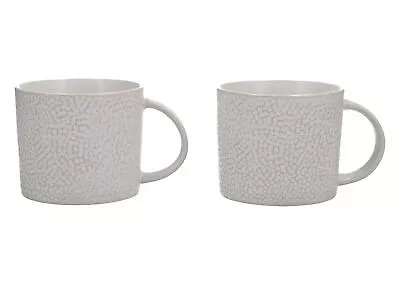 Buy Fox & Ivy TESCO Stoneware LUNA Mugs X 2 • 14£