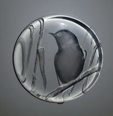 Buy Sweden Mats Jonasson Signed Bird Reed Warbler Design Crystal Art  Paperweight • 21.99£
