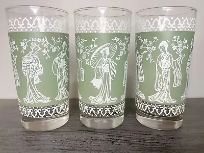 Buy Wedgewood Jasperware Tumblers Glasses SET Of 3 Grecian Goddess GREEN Vintage • 9.16£