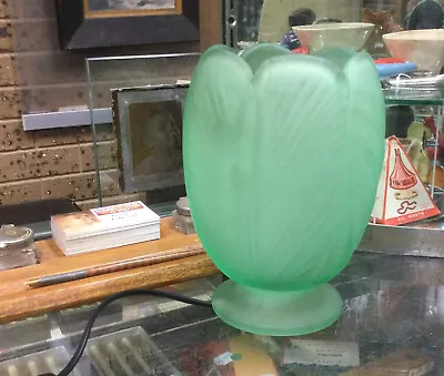Buy Vintage Bagley Uranium Glass Lamp • 208.05£