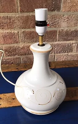 Buy Vintage Rye Pottery Table Lamp Hand Painted DESIGN • 54.99£