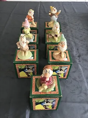 Buy Royal Doulton Disney Seven Dwarfs Complete Set All Boxed Mint Condition. • 85£