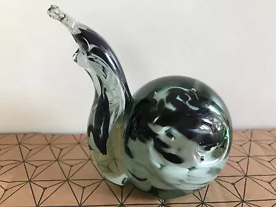 Buy Delightful Vintage Mtarfa Glass Snail Fleck Swirl Art Glass Paperweight  • 19.99£