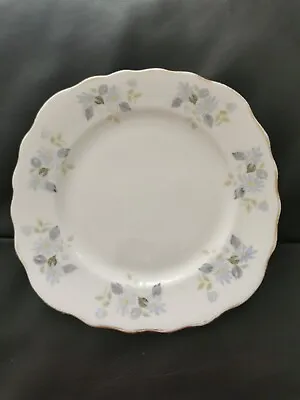 Buy Royal Vale Bone China Side Plate, White With Delicate Blue Flowers, Made In... • 7.99£