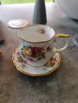 Buy Queens Fine Bone China Cup And Saucer • 2.99£