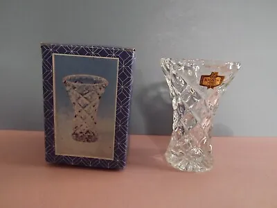 Buy Crystal D'Adriana Lead Crystal Glass Vase ~ Melbourne ~ 10cm ~ Boxed • 2£