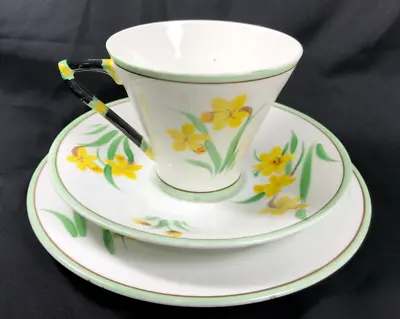 Buy Lovely Vintage Adderley Ware Tea Set Trio In A Pretty Daffodil Design • 9.99£