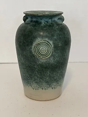Buy Vintage Conwy Pottery Wales Celtic Heritage Collection Vase Green Mottled  • 24.19£