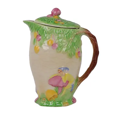 Buy Royal Winton Pixie Water Jug Grimwades Pottery Fairyland Circa 1952 • 90£