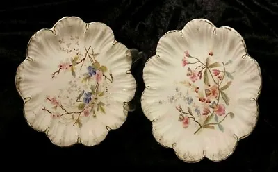 Buy Floral Plates X2 Royal Bonn GERMANY - Franz Anton Mehlem Stamped Gift Antique  • 15.96£