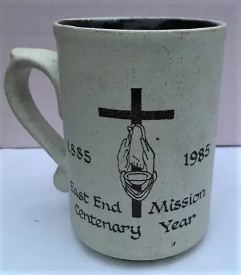 Buy Laugharne Pottery East End Mission1885 - 1985 Commemorative Stoneware Mug London • 8.50£