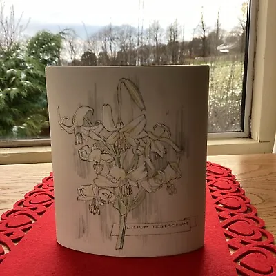 Buy Hornsea Pottery Aquarelle Vase Lilium Testaceum Large Excellent 1977 Very Scarce • 45£