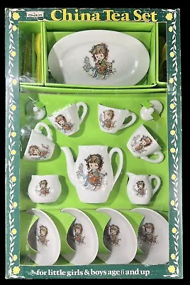 Buy VTG Kraftco Japan Chilton Toys Children’s China Tea Set Little Girl On Bench • 35.85£