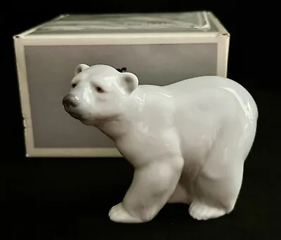Buy Mib Lladro 1207 White Polar Bear Figurine Made In Spain - Retired • 32.25£