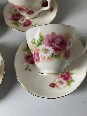 Buy Vintage Duchess Stella 21 Piece Bone China Tea Set, Floral • 41£