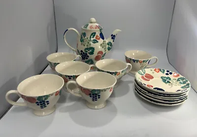Buy Royal Winton Tradition Hand Decorated: Floral Teapot With 6 Cups And Saucers • 45£