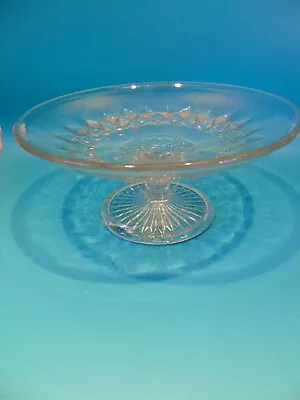 Buy Cut Glass Cake Stand Retro/vintage • 10.99£