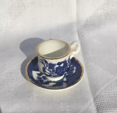 Buy Wren- Willow Miniature Cup & Saucer Fine Bone China England • 4£