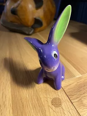 Buy Goebel Purple Glazed Vintage Rabbit (Bunny) KT803  With Green Ears W Germany • 15£