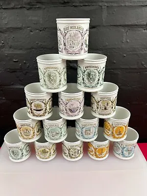 Buy 15 X Denby Stoneware Pottery British Isle Regions Mugs Scotland Wales London Set • 69.99£