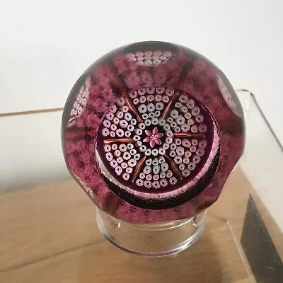 Buy Vintage Scottish Caithness Limited Edition 55/350 Millefiori Glass Paperweight • 21.01£