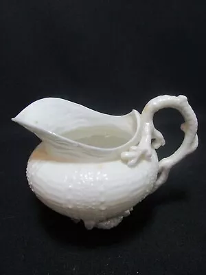 Buy Belleek First Period Eggshell China Cream Jug Echinus Pattern C.1863-83 • 95£