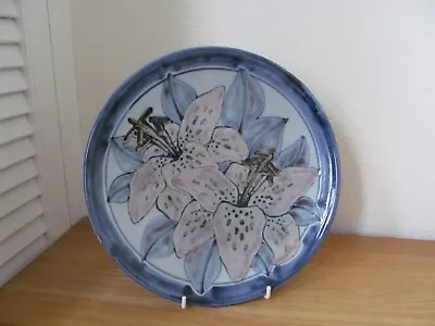 Buy Highland Stoneware 26 Cm Wall Plate Plaque Lilies • 35£