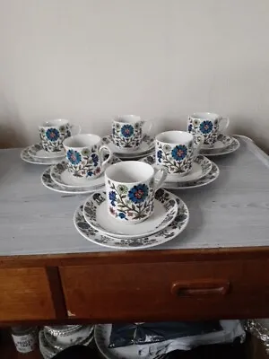 Buy Vintage Midwinter Country Garden – Set 6 Tea Cups & Saucers – 6 Sideplates  • 25£