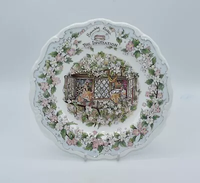 Buy Royal Doulton Brambly Hedge The Invitation 8  Plate. With Original Box • 30£