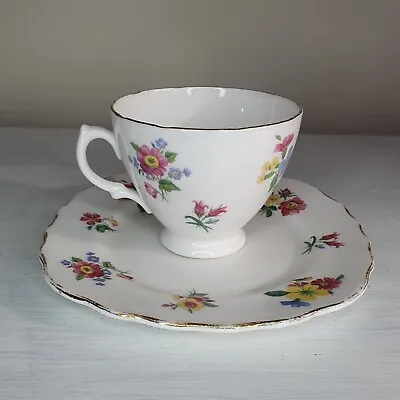 Buy Vintage Royal Vale Floral Tea Cup And Plate Bone China Made In England  • 8£