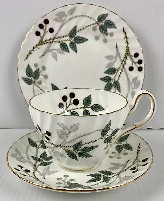 Buy EB Foley Fine Bone China Tea Cup, Saucer & Plate Trio “Michaelmas” Made In Eng • 21.85£