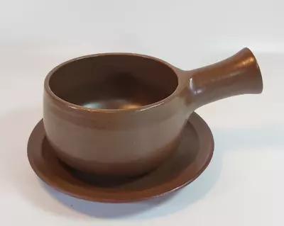 Buy Millstream Fowey Studio Pottery Soup Bowl & Plate Vintage Handmade Cornwall • 15£