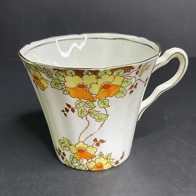 Buy Antique 1940s Adderley England Hand-Painted Porcelain Bone China Tea Cup • 14.18£