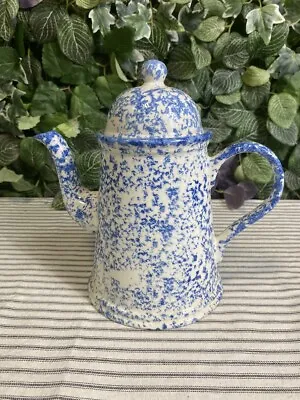 Buy Arthur Wood Made In England Blue Speckled Teapot • 19.99£
