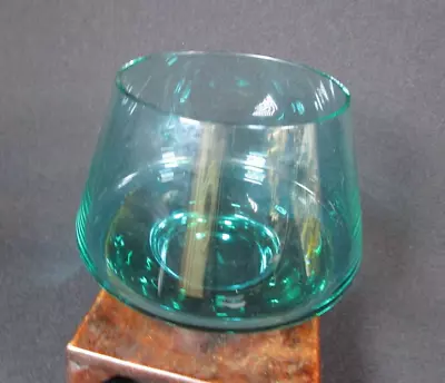 Buy Beautiful Caithness Turquoise  Crystal Glass Bowl Vase • 14.97£