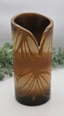Buy Vintage Poole Pottery Vase Sienna Shape 582 Vase. Abstract Piece In Earthy Tones • 24£