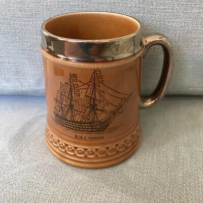 Buy H. M. S. Victory Lord Nelson Pottery Tankard • 5£